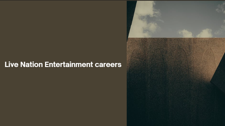 live nation entertainment careers